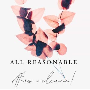 All reasonable offers welcome!